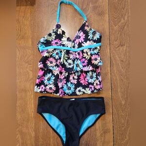 OP Floral Tankini Swimsuit